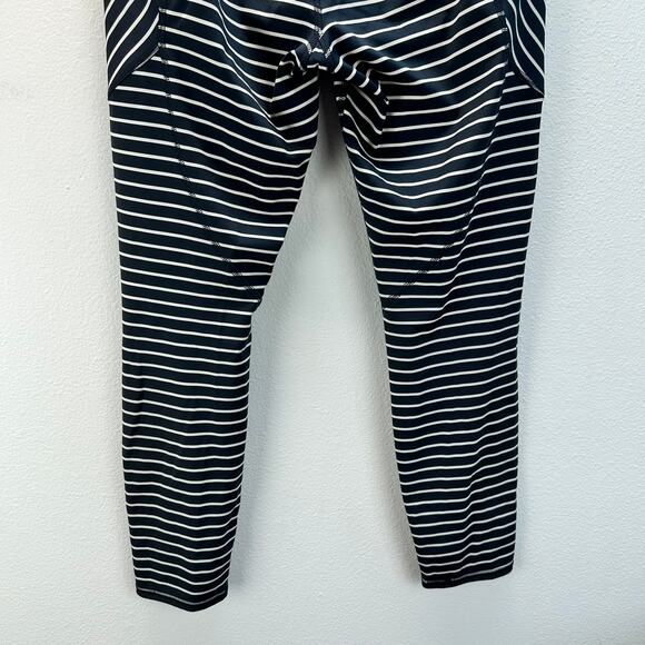 Athleta Stripe Contender 7/8 Tight in Powerlift Blue White Stripe Med - Picture 7 of 14